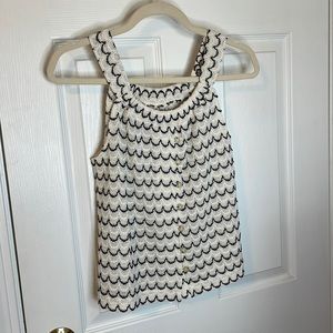 Madewell tank top size extra extra small crocheted pattern